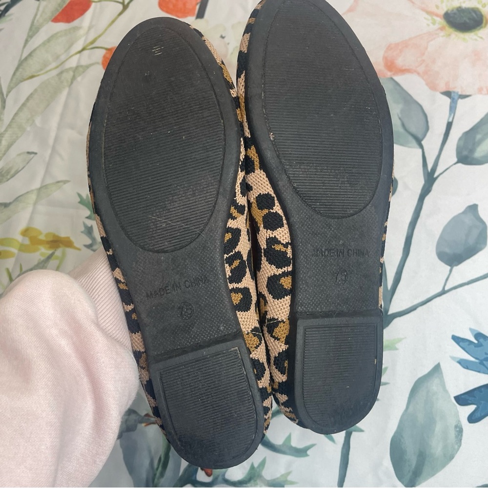 Steve Madden Sabin leopard print knit flats - Picture 5 of 6